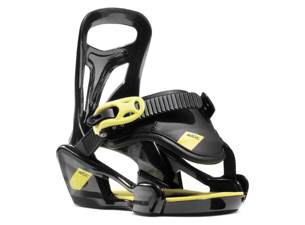 Nidecker Magic Snowboard Bindings, Black Black, XS (29.5-32)