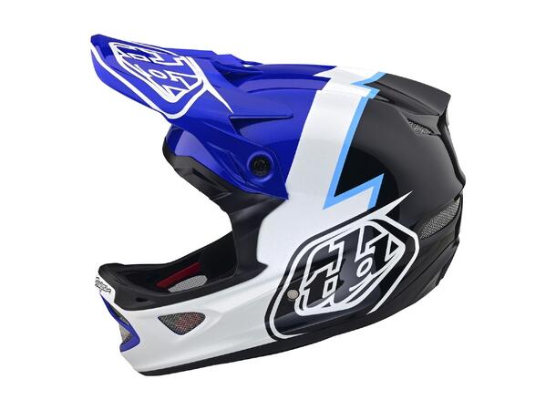 Troy Lee Designs D3 Fiberlite Helmet XXL Volt Blue, XXL