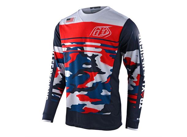 Troy Lee Designs GP Jersey Formula Camo Navy/Red